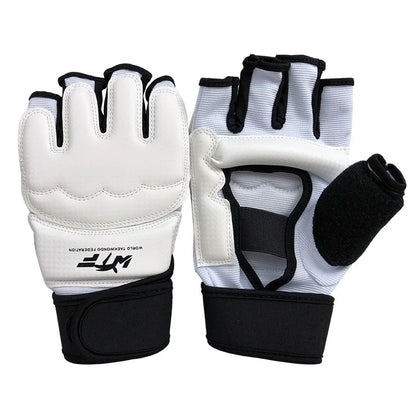 Unisex Polyester Taekwondo Foot Gloves & Ankle Protector Set