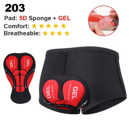 Men’s Cycling Shorts – Breathable, Quick-Dry, Anti-Sweat Polyester Shorts for Outdoor & Road Cycling