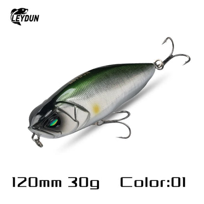 LEYDUN Z-Claw Floating Pencil Fishing Lure – Topwater Hard Bait