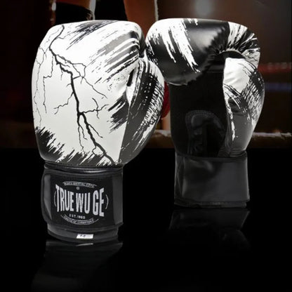 Kickboxing Gloves for Men & Women – PU Leather Muay Thai, Karate, MMA Training Gloves for Adults & Kids