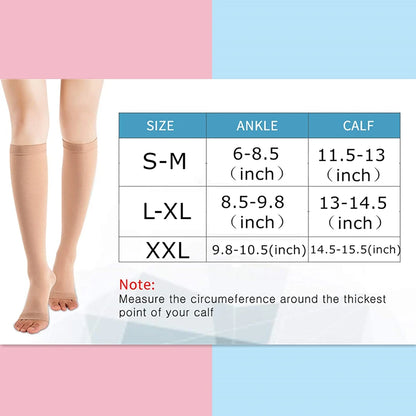 Burn Fat Zipper Compression Socks – Slimming & Varicose Vein Prevention