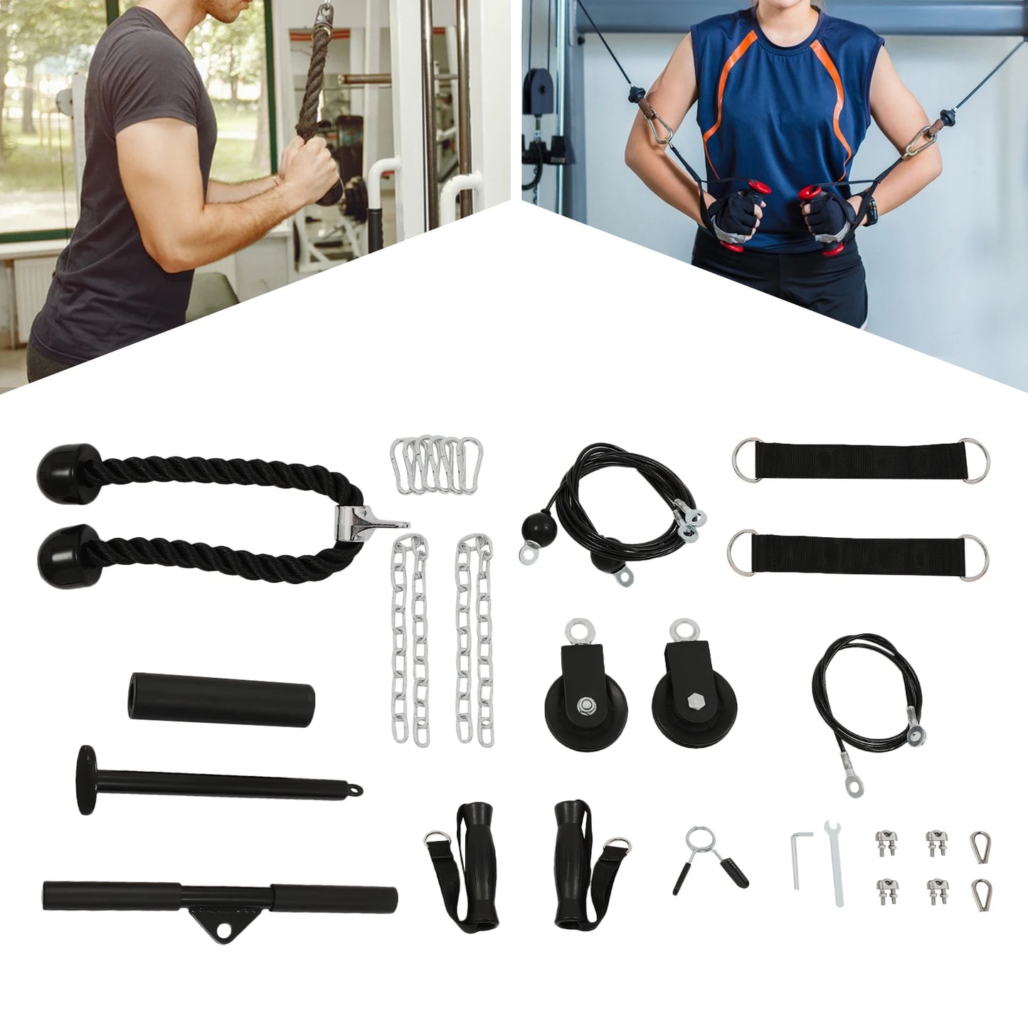 Cable Weight Pulley System – Full-Body Strength Training at Home