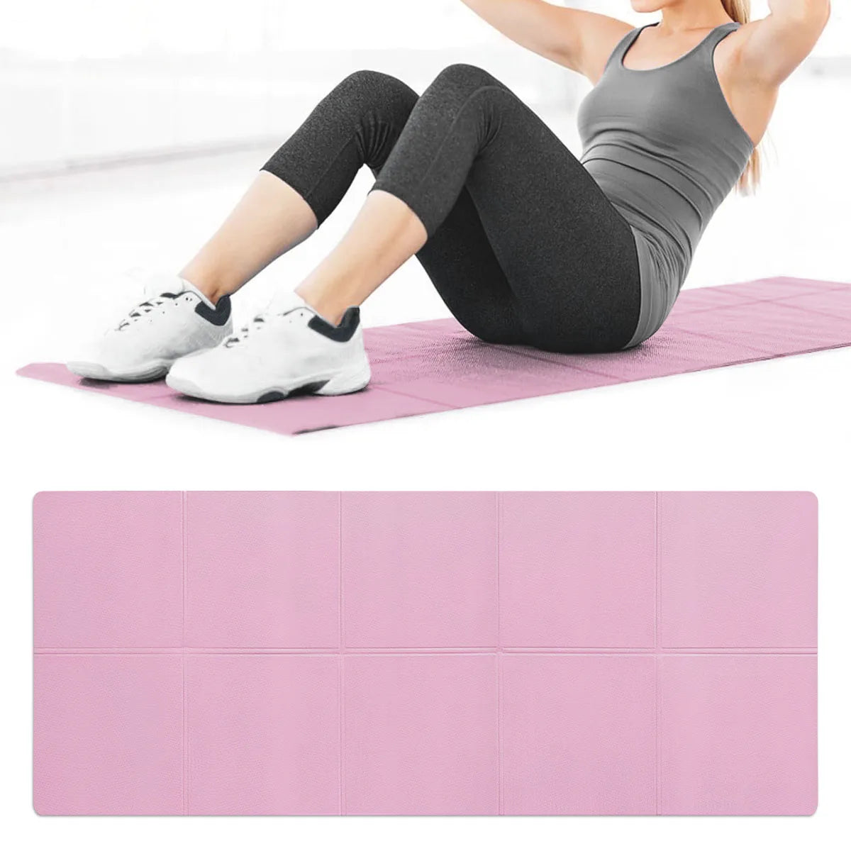 4MM EVA Yoga Mat – Portable Anti-Slip Exercise & Fitness Mat