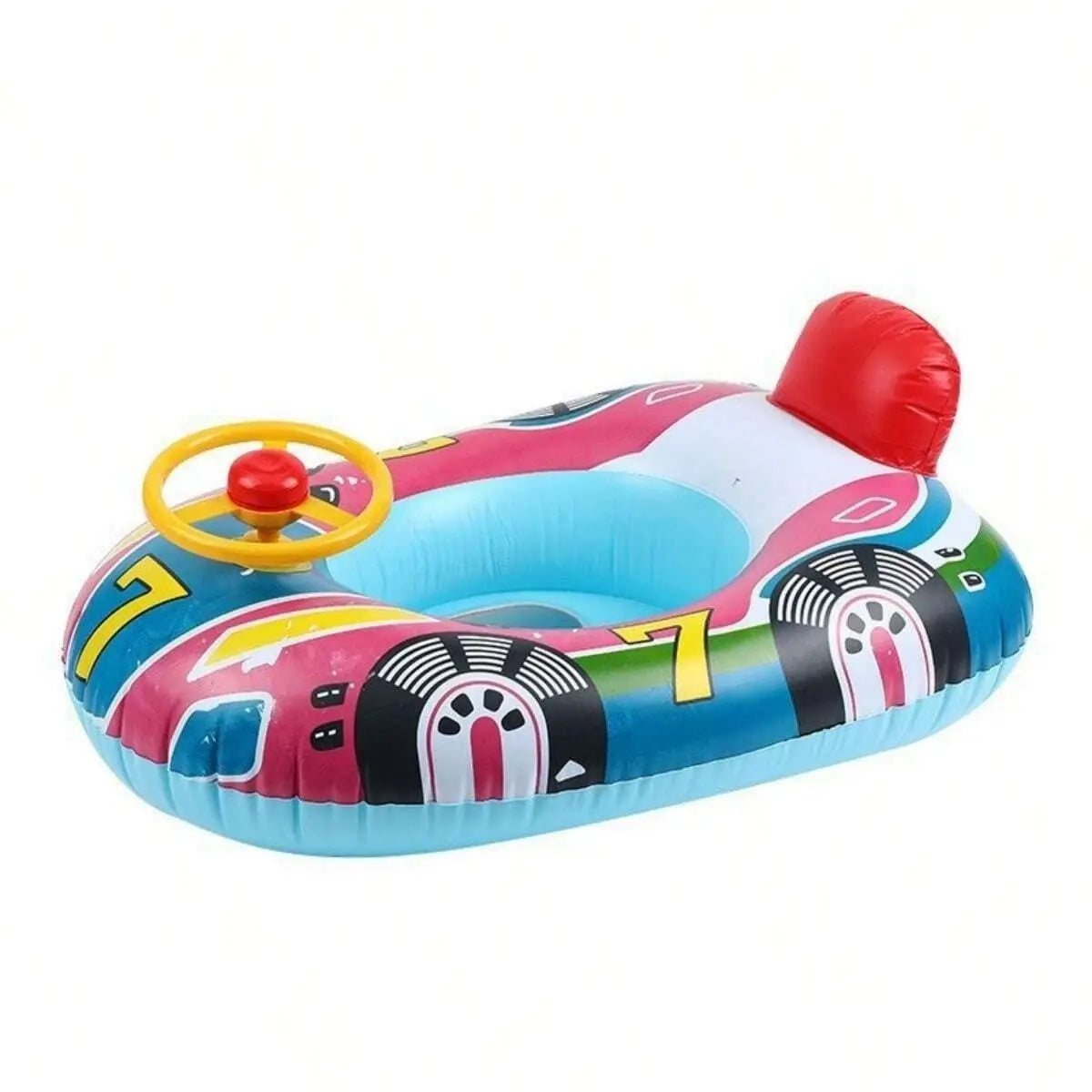 Baby Swimming Pool Float – Cute Car Design