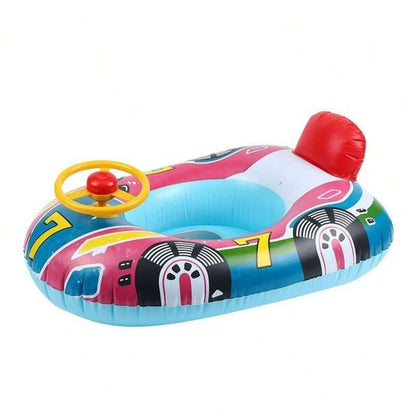 Baby Swimming Pool Float – Cute Car Design