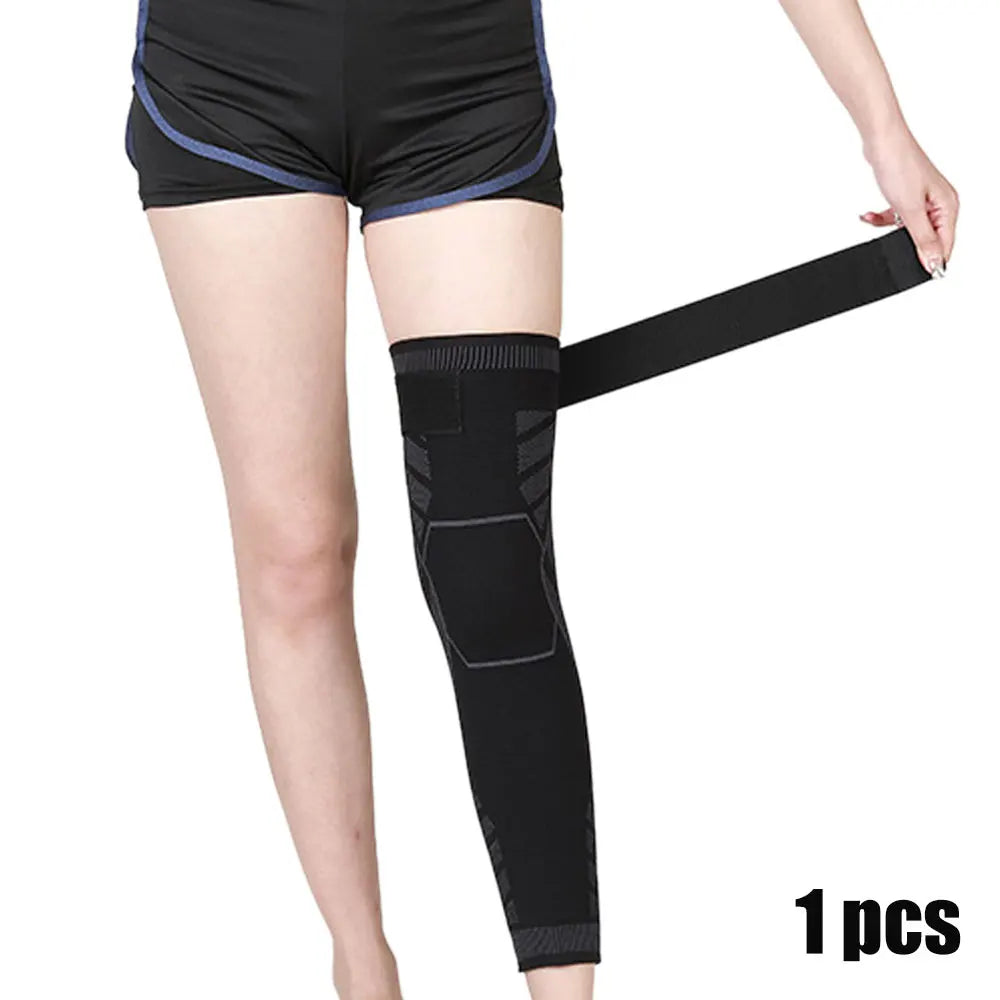 BraceTop Full Leg Compression Sleeve – Knee Support Brace for Running, Basketball, Football & Sports Recovery