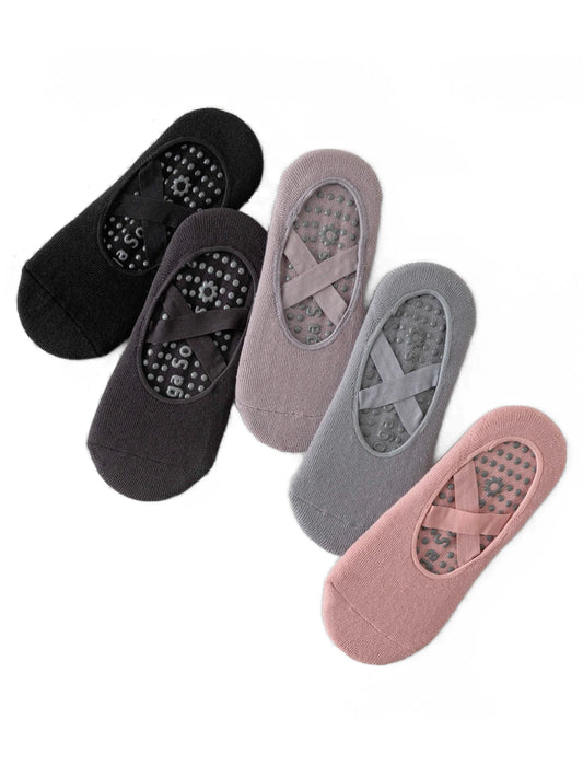 Women’s Anti-Slip Yoga & Pilates Socks – Knee-High Comfort and Stability
