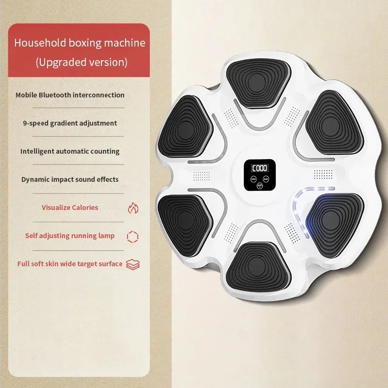 Smart Music Boxing Machine – Interactive Fitness Trainer for Adults & Children