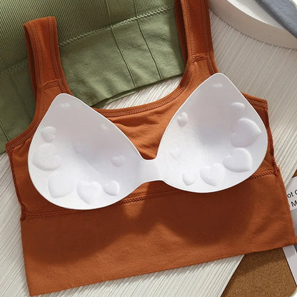 Women's Breathable Sports Bra – Seamless Yoga & Fitness Top