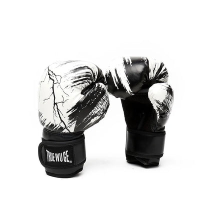 Kickboxing Gloves for Men & Women – PU Leather Muay Thai, Karate, MMA Training Gloves for Adults & Kids