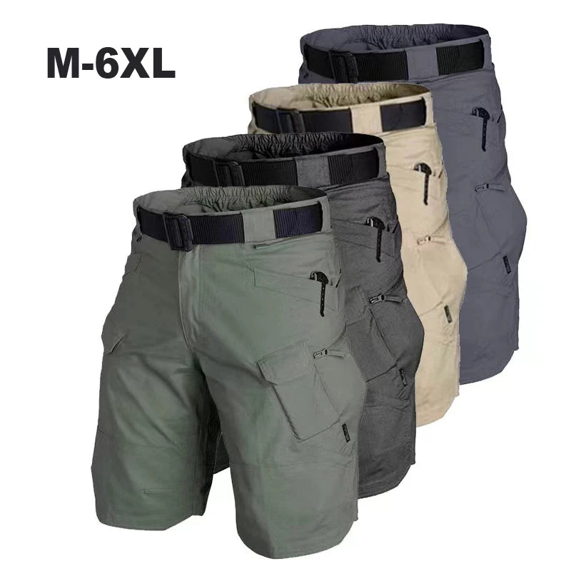 Men’s Outdoor Cargo Shorts – Waterproof & Breathable for Summer Adventures