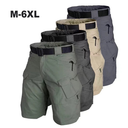 Men’s Outdoor Cargo Shorts – Waterproof & Breathable for Summer Adventures