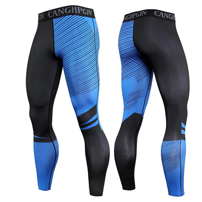 Men’s Compression Running Leggings Quick Dry Gym Fitness Training Sports Tights Pants