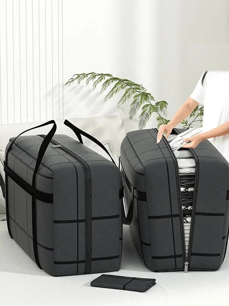 Large Capacity Storage Bag – Dustproof, Moisture-Proof & Super Load-Bearing with Zipper