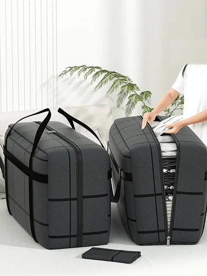 Large Capacity Storage Bag – Dustproof, Moisture-Proof & Super Load-Bearing with Zipper