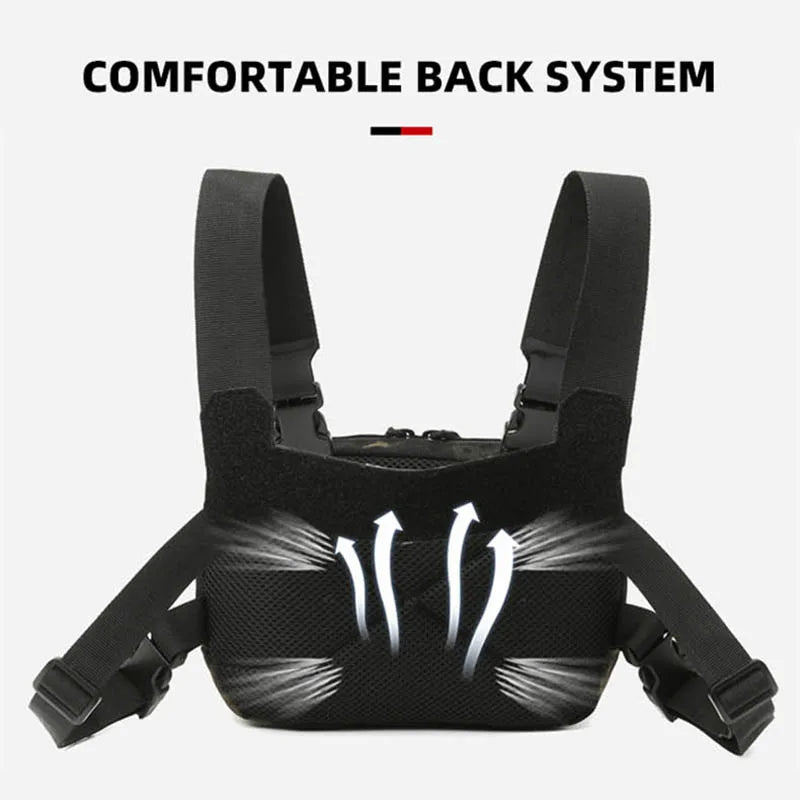 Furukroa Tactical Chest Rig Bag – Molle Front Pack for Outdoor, Hiking, Cycling & Fitness