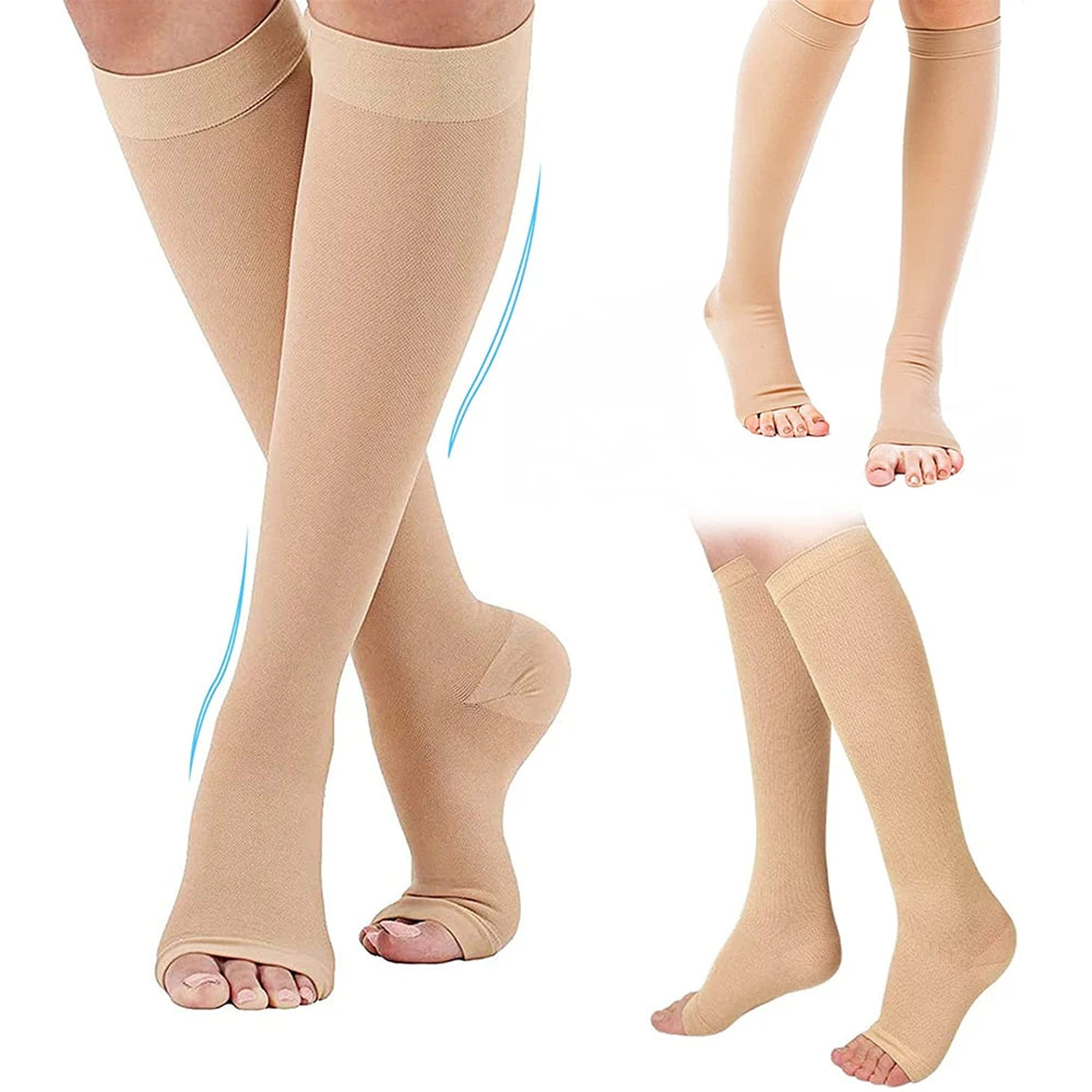 Burn Fat Zipper Compression Socks – Slimming & Varicose Vein Prevention