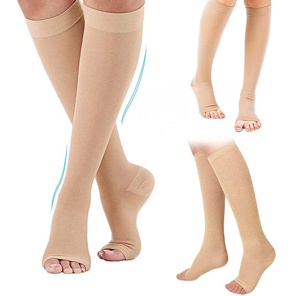 Burn Fat Zipper Compression Socks – Slimming & Varicose Vein Prevention