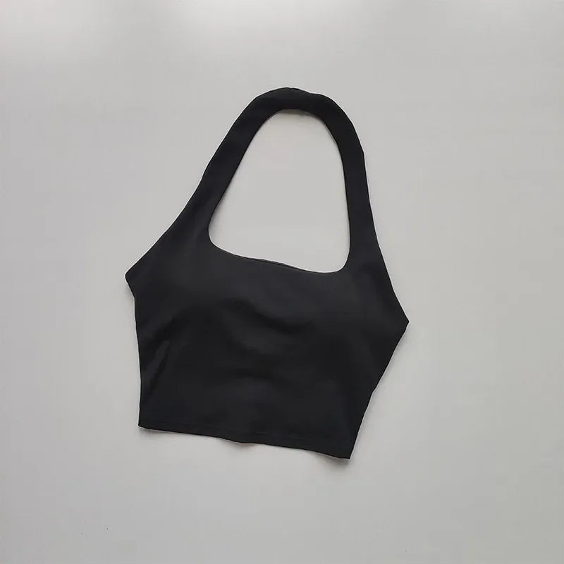 SKINOFSKIN Women’s Fitness Bra – Backless Gym & Yoga Crop Top for Running and Workouts