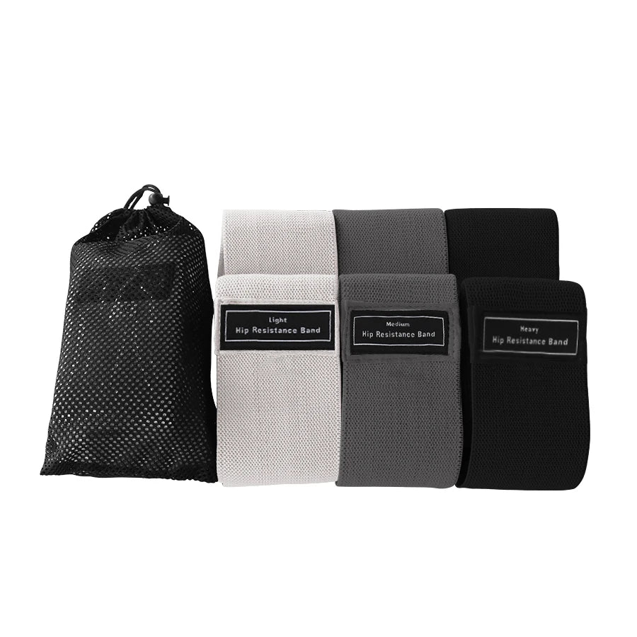 Fabric Resistance Hip Booty Bands – Unisex Glute & Thigh Workout Loops