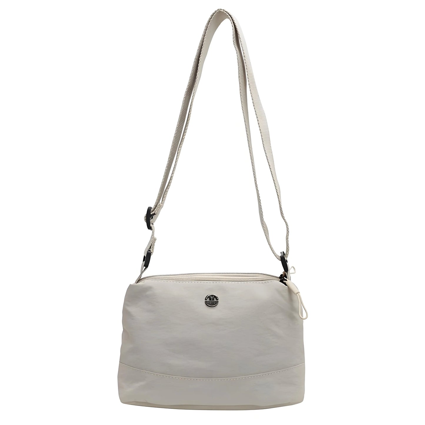 Multi-functional Nylon Crossbody Bag Niche Design Zipper Waterproof Shoulder Bag Solid Color Korean Style Small Phone Bag Women