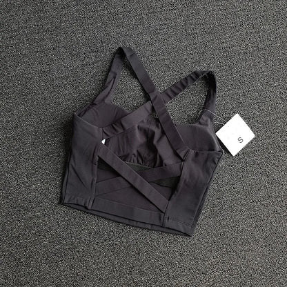 Women’s Push-Up Sports Bra – Breathable Fitness & Yoga Top, Running Vest Bralette (Model W1253)