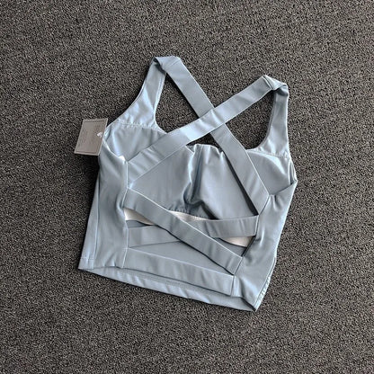 Women’s Push-Up Sports Bra – Breathable Fitness & Yoga Top, Running Vest Bralette (Model W1253)