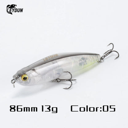 LEYDUN Z-Claw Floating Pencil Fishing Lure – Topwater Hard Bait