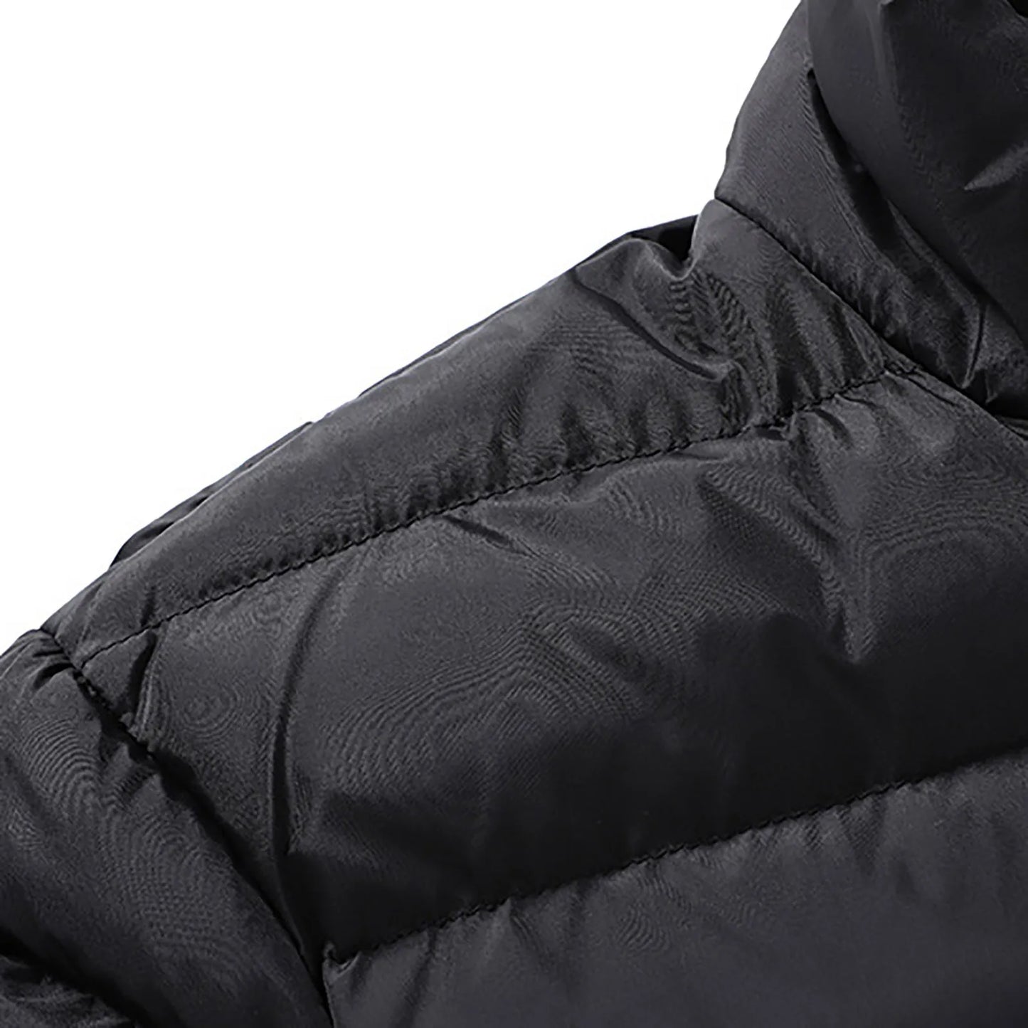 New Thickened Color Cotton Coats For Men Autumn And Winter Padding Jacket Stand Collar Zippered Cardigan Temperament Coat