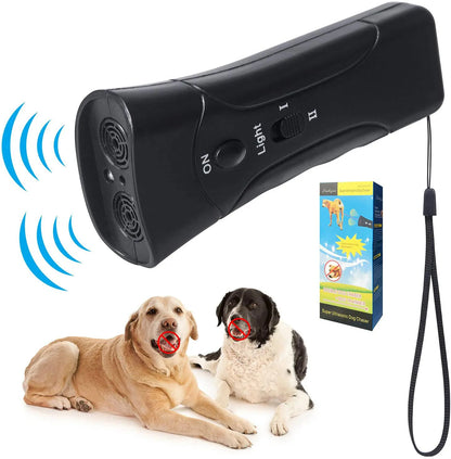 Double Ultrasonic Dog Repeller – High-Power Anti-Barking Device for Dogs