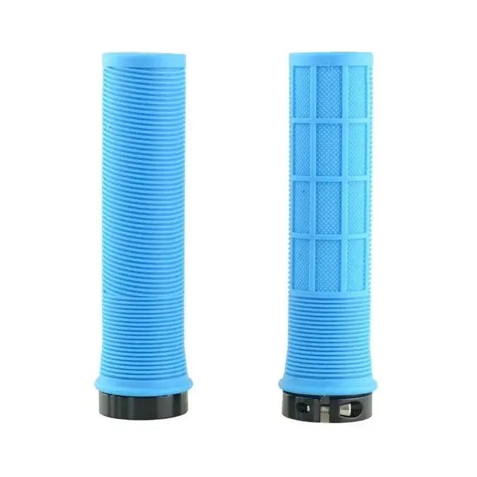 TPR Aluminum Alloy Lock-On Bicycle Handlebar Grips – Non-Slip MTB Bike Grips