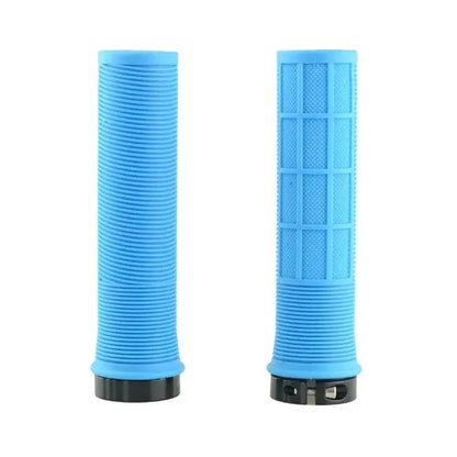TPR Aluminum Alloy Lock-On Bicycle Handlebar Grips – Non-Slip MTB Bike Grips