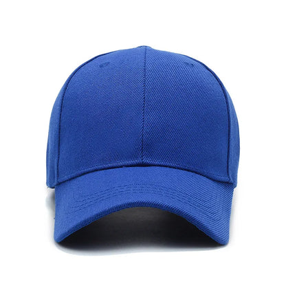 Unisex Plain Baseball Cap Adjustable Snapback Hat Casual Streetwear Dad Cap for Men & Women
