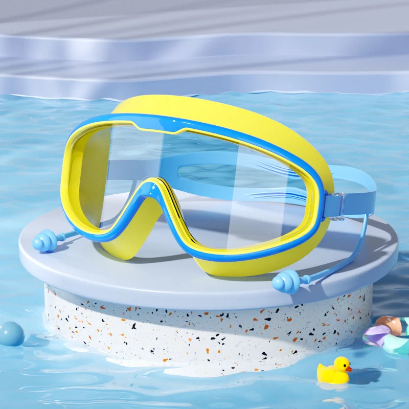 Kids Swimming Goggles – HD Anti-Fog Waterproof Swim Glasses for Boys and Girls