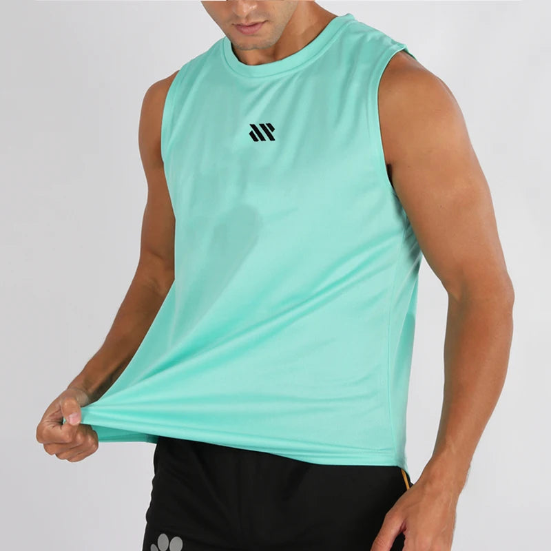 GITF Men’s Bodybuilding Vest – Breathable Gym Workout Mesh Sleeveless Shirt