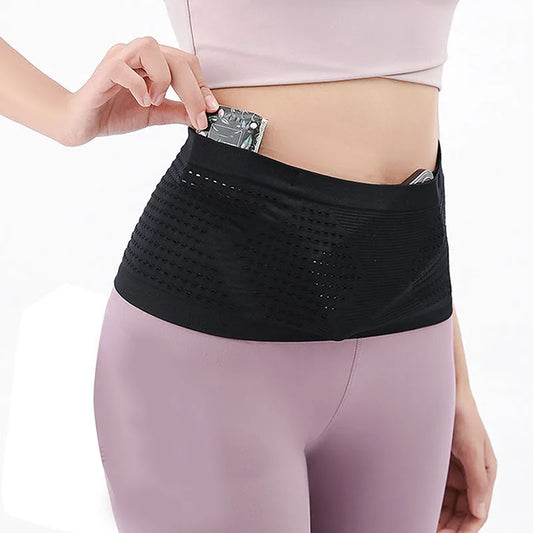 Seamless Invisible Running Waist Belt Bag – Lightweight & Portable Gym Companion