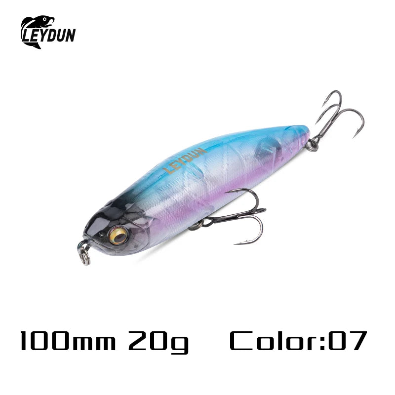 LEYDUN Z-Claw Floating Pencil Fishing Lure – Topwater Hard Bait