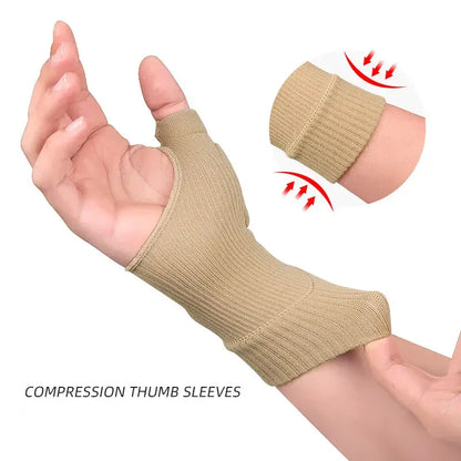 RooRuns Wrist & Thumb Compression Gloves – Arthritis Relief & Wrist Support for Adults