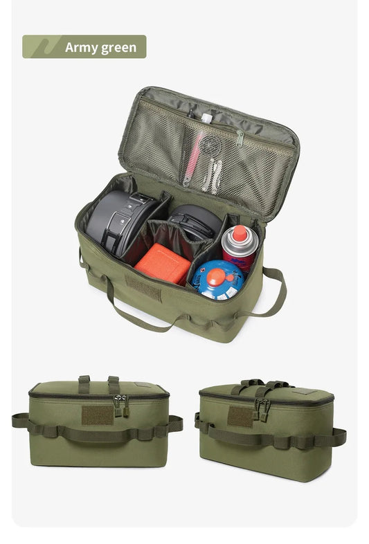 Outdoor Camping Gas Tank Storage Bag – Large Capacity, Durable Polyester for Tools & Accessories