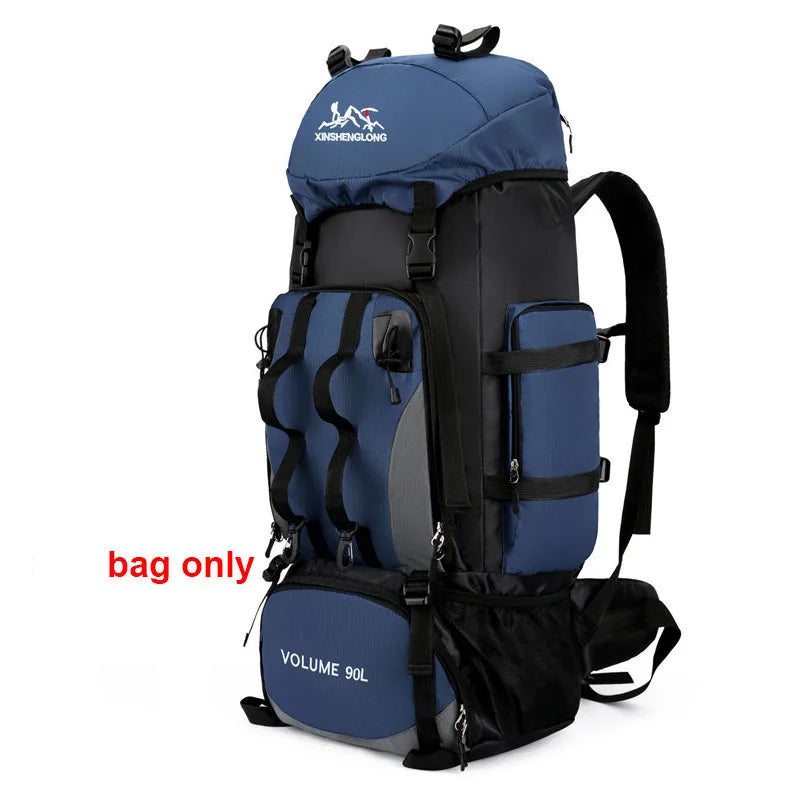 Scione 90L Waterproof Hiking & Camping Backpack – Large Capacity Trekking Bag for Men & Women