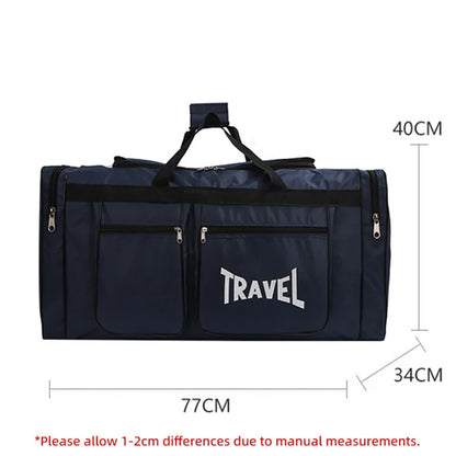 SCIONE Foldable Large-Capacity Travel Duffel Bag – Waterproof, Multifunctional Sports & Business Handbag (80L)