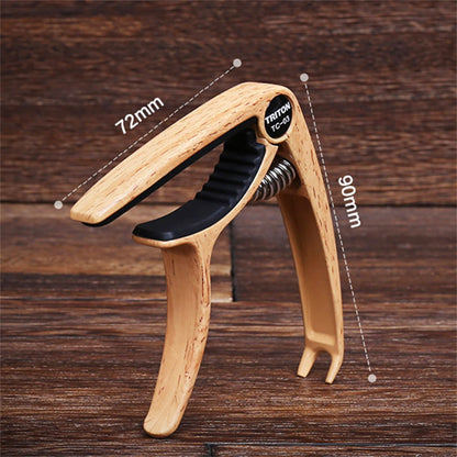 Zinc Alloy Guitar, Ukulele & Mandolin Capo – Quick-Change Clamp with Silicone Padding