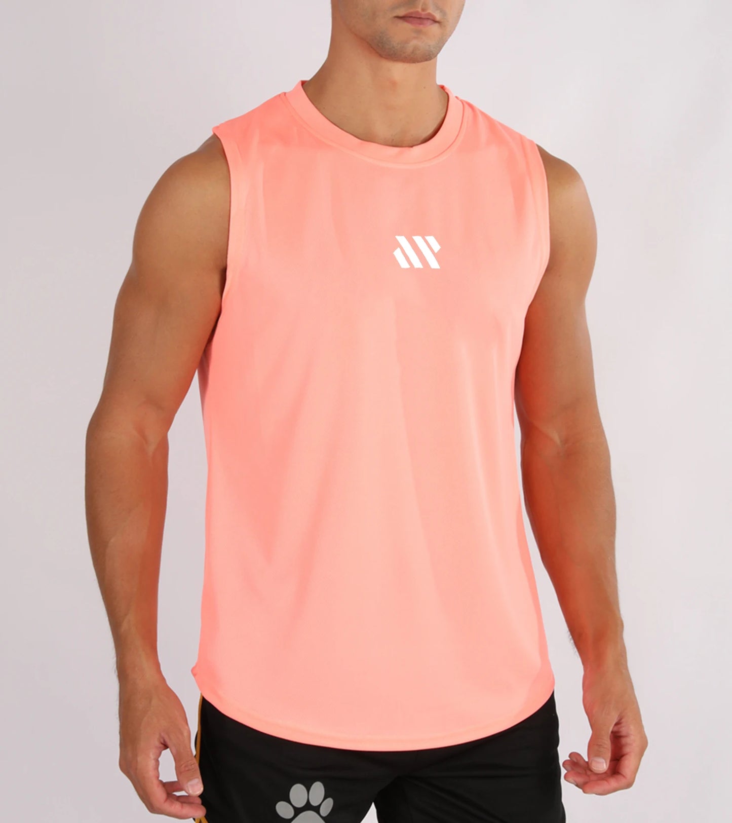 GITF Men’s Bodybuilding Vest – Breathable Gym Workout Mesh Sleeveless Shirt