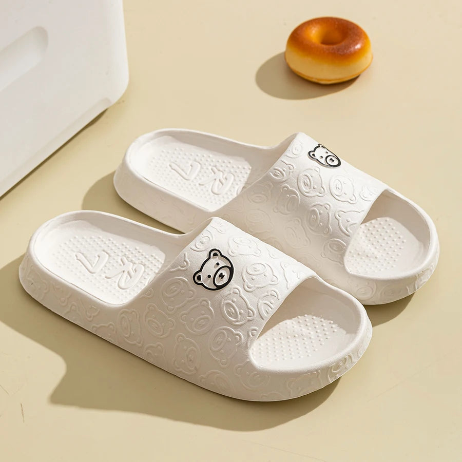 Women's Summer Animal Print Bathroom Slippers – Indoor Home Comfort