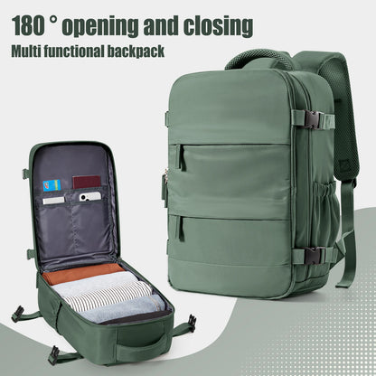 FLCC 40x20x25 cm Cabin Backpack – Unisex Travel, Laptop, and Hand Luggage