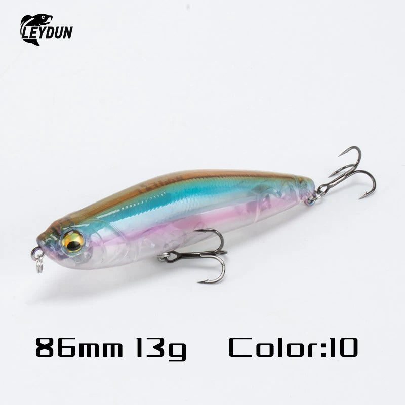 LEYDUN Z-Claw Floating Pencil Fishing Lure – Topwater Hard Bait
