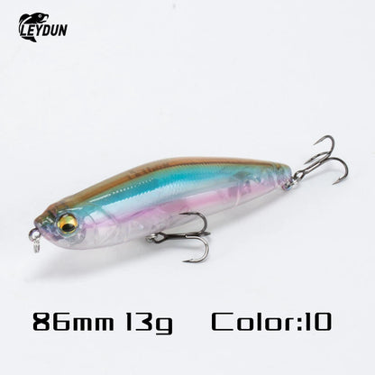 LEYDUN Z-Claw Floating Pencil Fishing Lure – Topwater Hard Bait