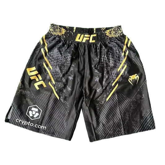 Men’s MMA Training Shorts Quick Dry Muay Thai Kick Boxing Gym Workout Athletic Shorts