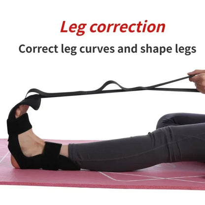 Yoga Leg Stretching Band – Foot Care & Flexibility Training Strap