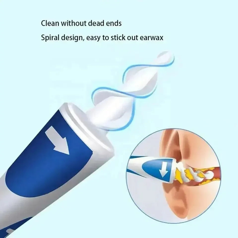 Ear Wax Remover Tool for Kids – Safe Silicone Ear Cleaner with 16 Replacement Tips
